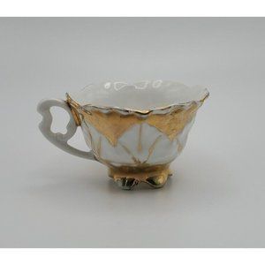 Vintage Gold Miniature Germany Teacup 1.5"